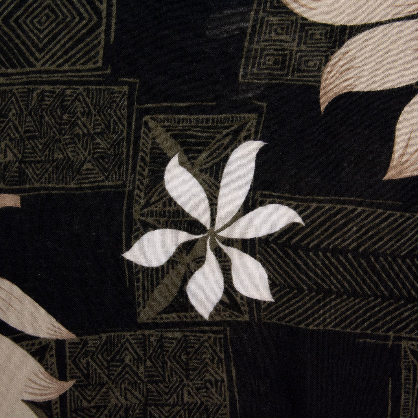 Camisa hawaiana negro (3XL) Puritan
