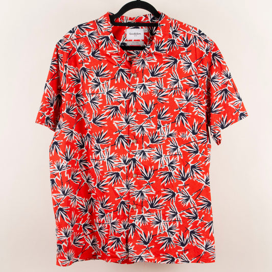 Camisa estampada rojo (XL) Goodfellow