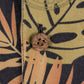Camisa hawaiana negro (XL) Caribbean