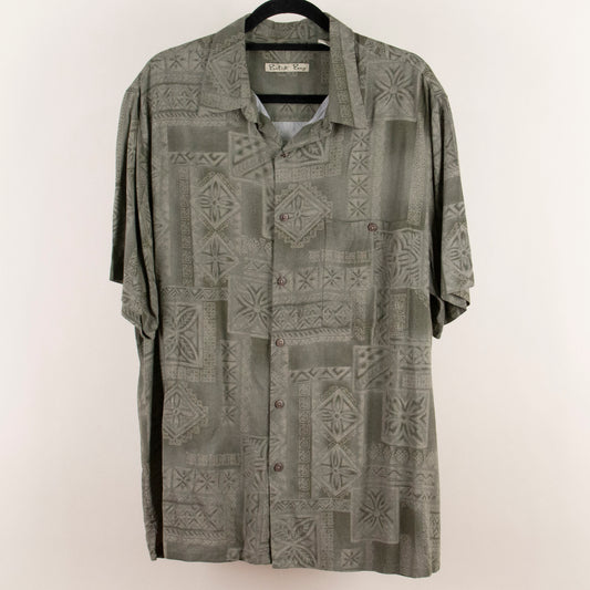 Camisa estampada verde (XL) Batik Bay