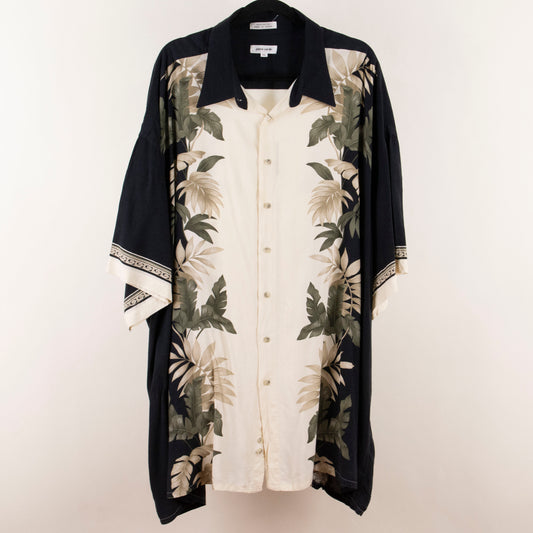 Camisa hawaiana beige (4XL) Pierre Cardin