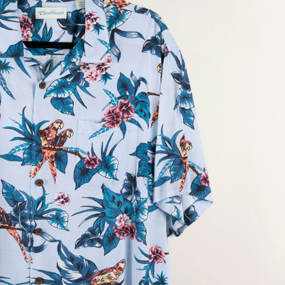 Camisa hawaiana azul (XL) Caribbean