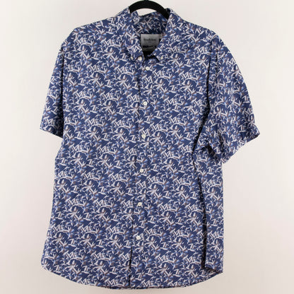 Camisa estampada azul (XL) Goodfellow