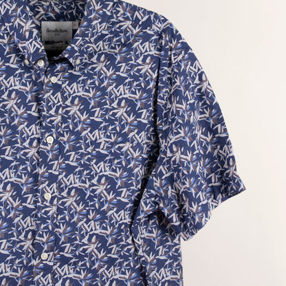 Camisa estampada azul (XL) Goodfellow