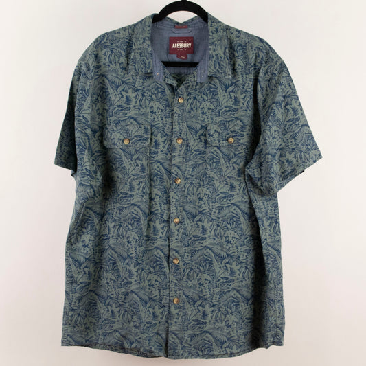 Camisa hawaiana verde (XL) Alesbury