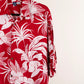 Camisa hawaiana rojo (2XL) Hibiscus Collection Hawaii