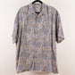 Camisa estampada beige (L) Eddie Bauer