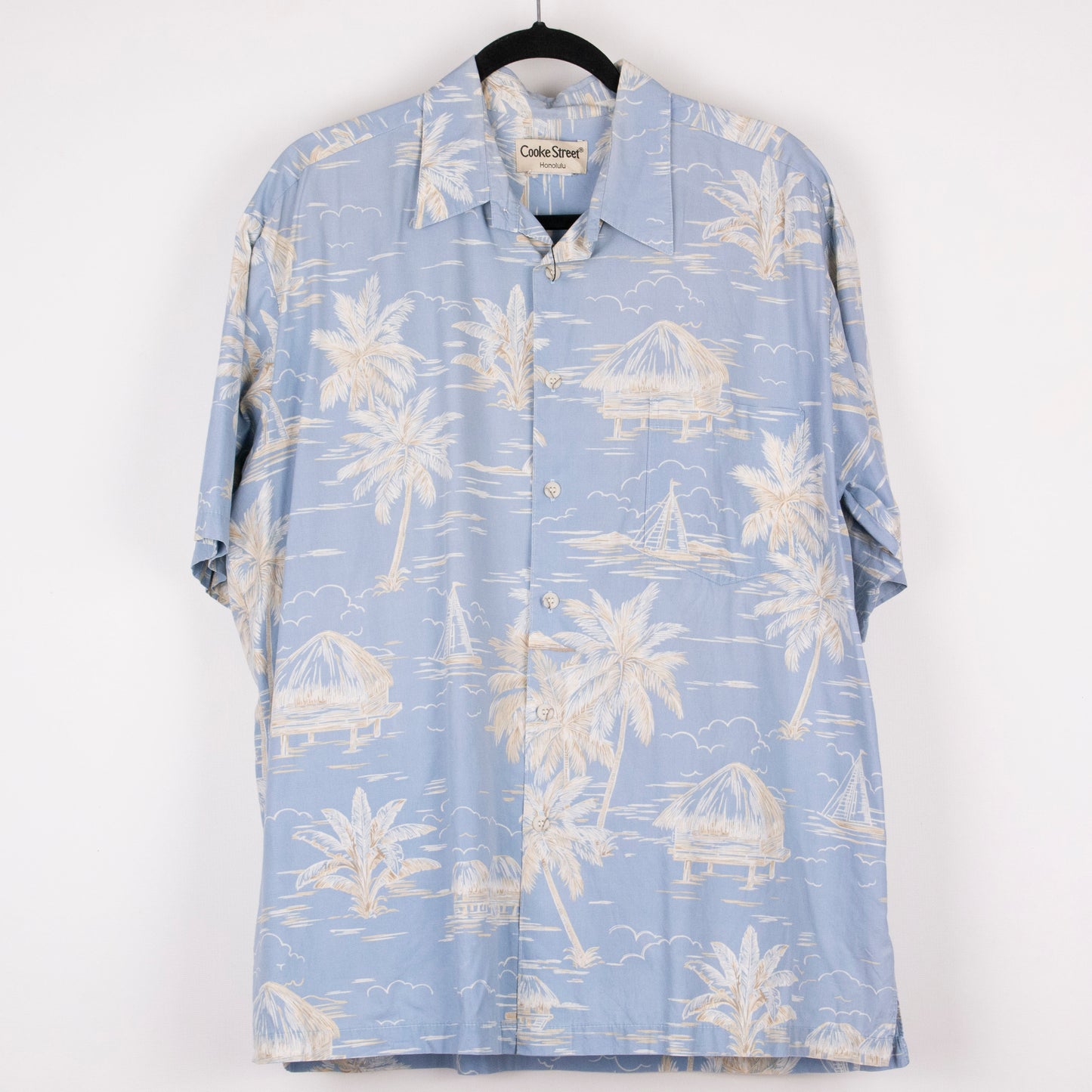 Camisa hawaiana azul (L) Cooke Street