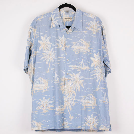 Camisa hawaiana azul (L) Cooke Street