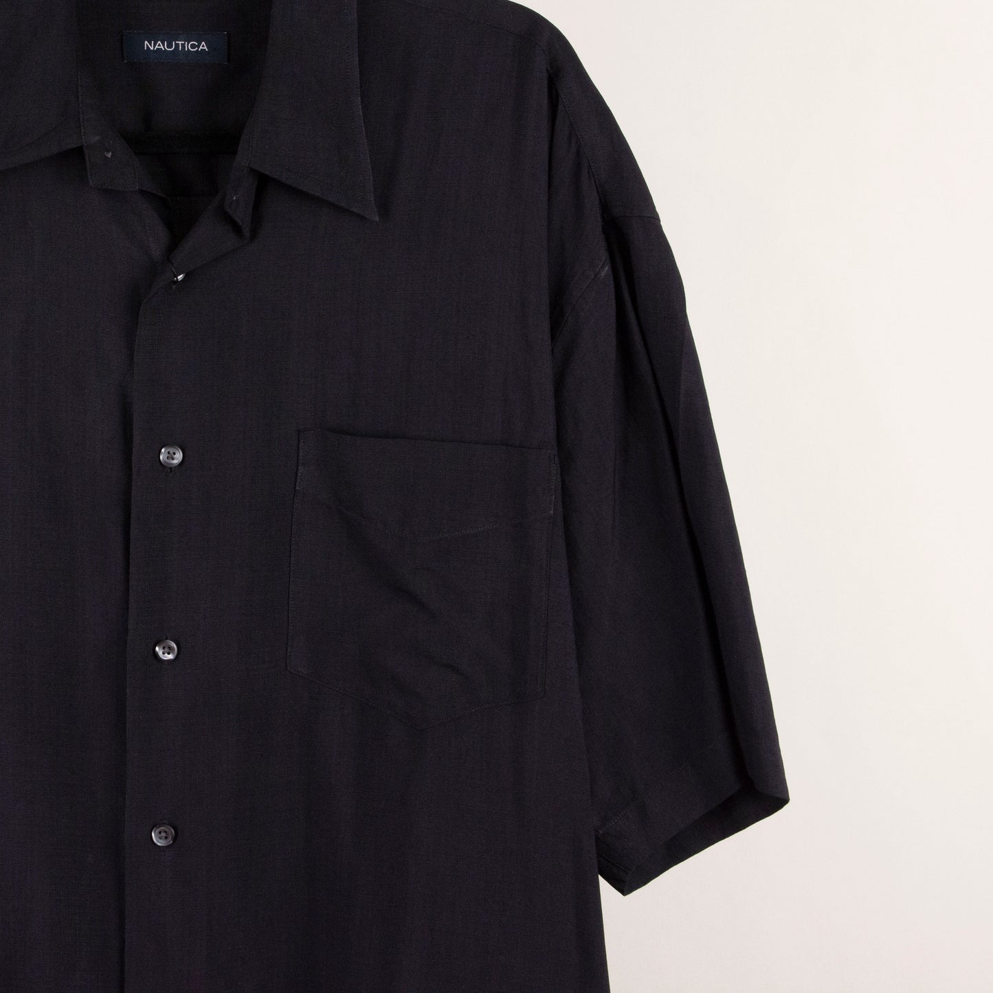 Camisa negro (XL) Nautica
