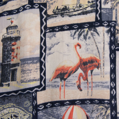 Camisa hawaiana beige (XL) Palm Island