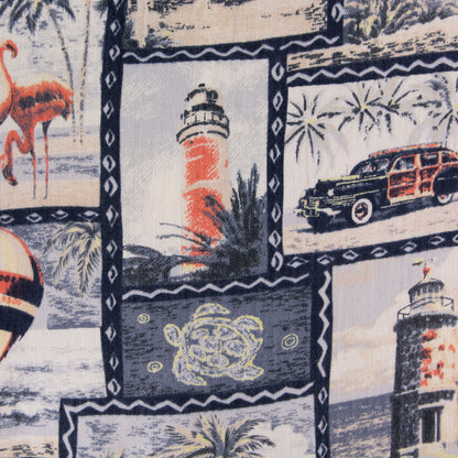 Camisa hawaiana beige (XL) Palm Island