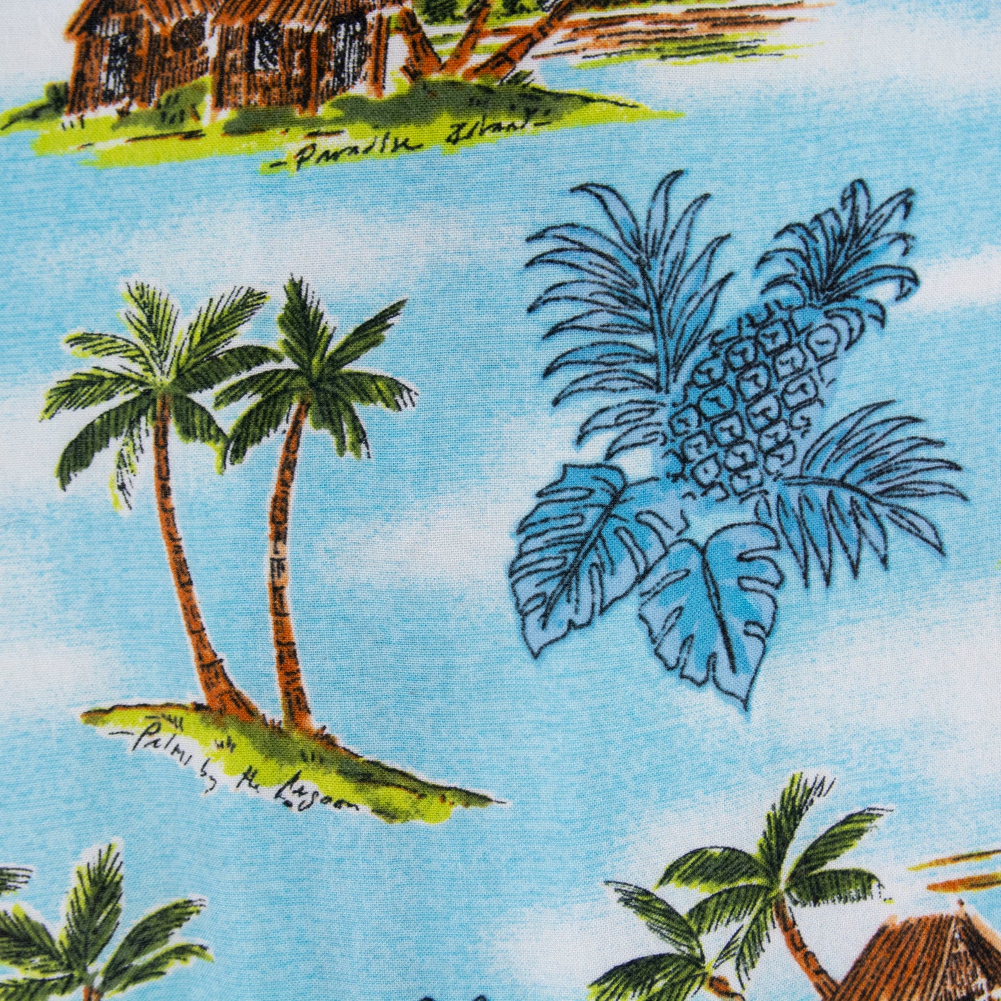 Camisa hawaiana azul (XL) George