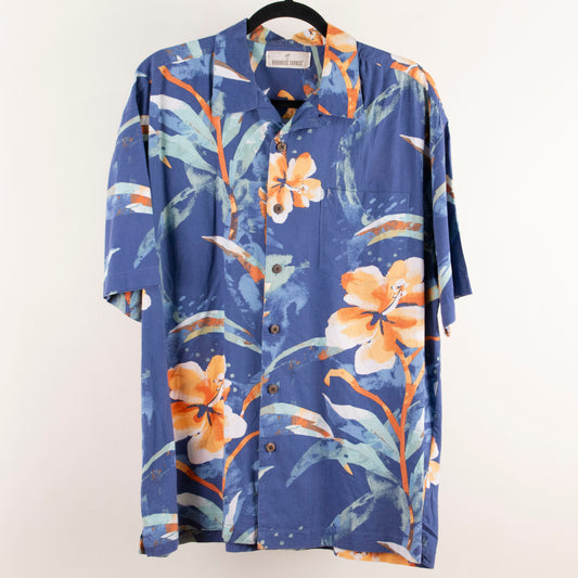 Camisa hawaiana azul (L) Paradise Shores