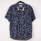 Camisa hawaiana azul marino (2XL) MBX