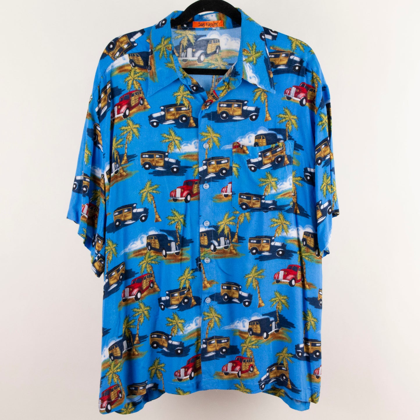 Camisa hawaiana azul (XL) Sun Fusion