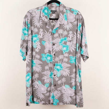 Camisa hawaiana gris (XL) George
