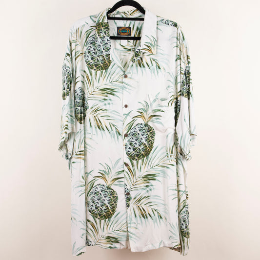 Camisa hawaiana blanco (3XL) Reserve