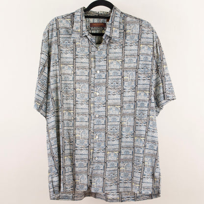 Camisa hawaiana azul (XL) Tori Richard