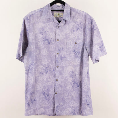 Camisa hawaiana purpura (S) Island Shores