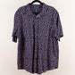 Camisa estampada azul marino (2XL) George