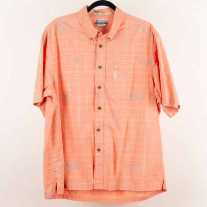 Camisa hawaiana naranja (XL) Columbia