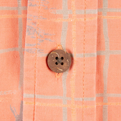 Camisa hawaiana naranja (XL) Columbia