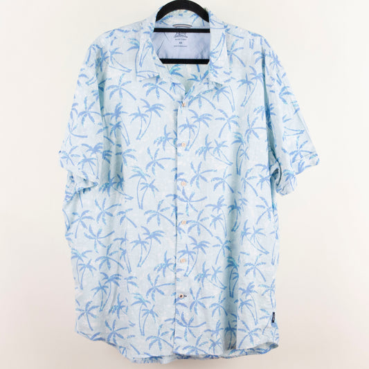 Camisa hawaiana azul (2XL) IZOD