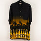 Camisa estampada negro (L) George