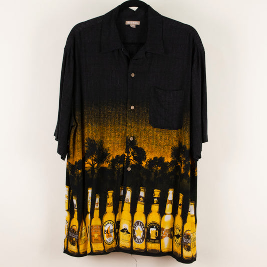 Camisa estampada negro (L) George