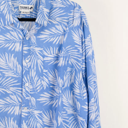 Camisa hawaiana azul (XL) Trunks