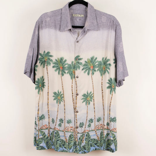 Camisa hawaiana beige (L) Batik Bay