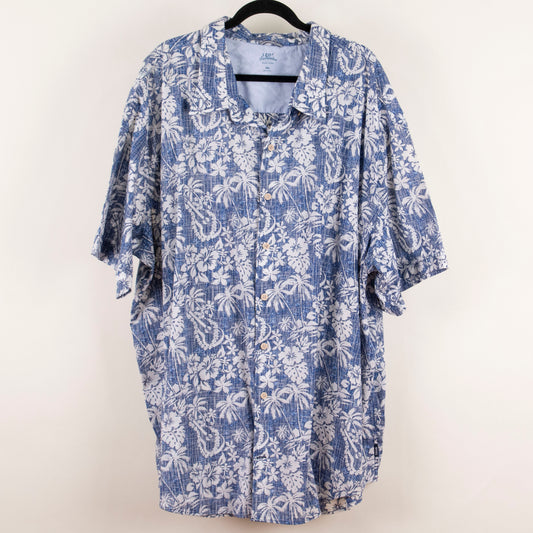 Camisa hawaiana azul (4XL) IZOD