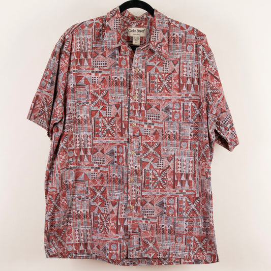 Camisa hawaiana rojo (L) Cooke Street