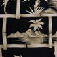 Camisa hawaiana negro (3XL) Bamboo Cay