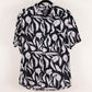 Camisa estampada negro (S) H&M