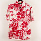 Camisa hawaiana blanco (S) Winnie Fashion