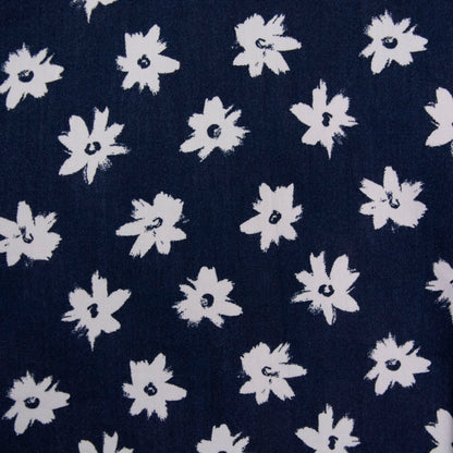 Camisa estampada azul marino (L) International Concepts