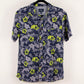 Camisa hawaiana azul marino (M) American Eagle