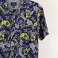 Camisa hawaiana azul marino (M) American Eagle