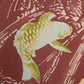 Camisa estampada marrón (L) Tori Richard