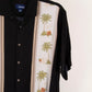 Camisa hawaiana negro (L) Basic Editions