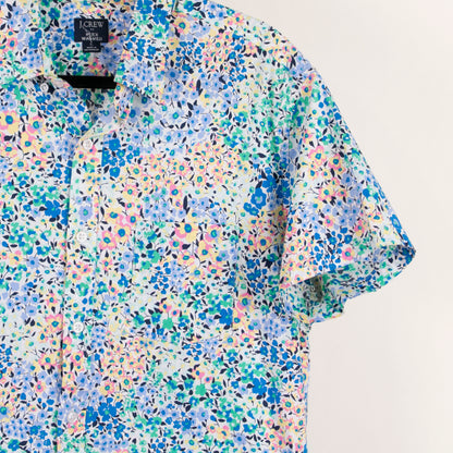 Camisa estampada multicolor (L) J. Crew