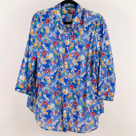 Camisa estampada azul (2XL) Ralph Lauren