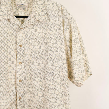 Camisa estampada beige (XL) Natural Issue