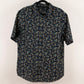 Camisa estampada azul marino (XL) H&M