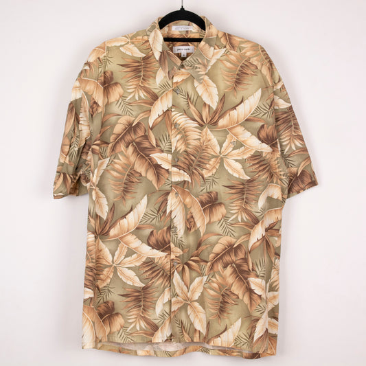 Camisa hawaiana verde (XL) Pierre C