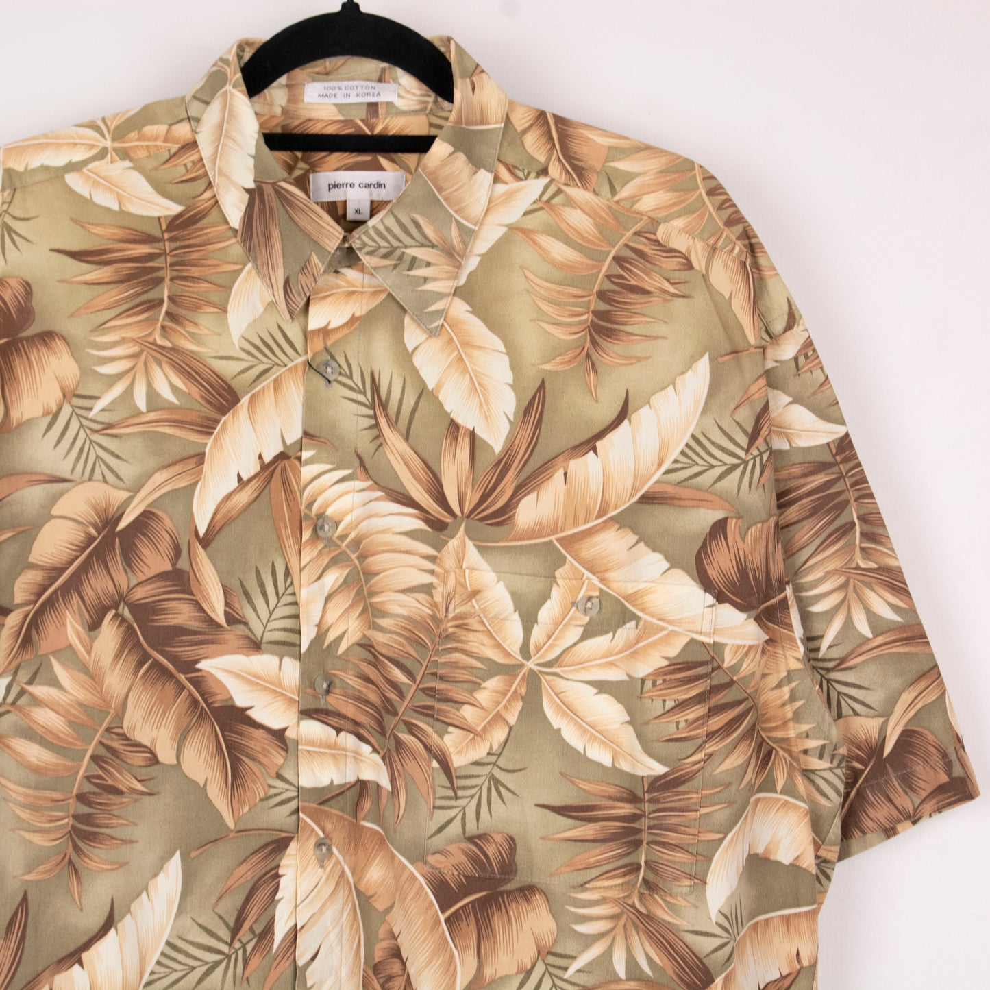 Camisa hawaiana verde (XL) Pierre C