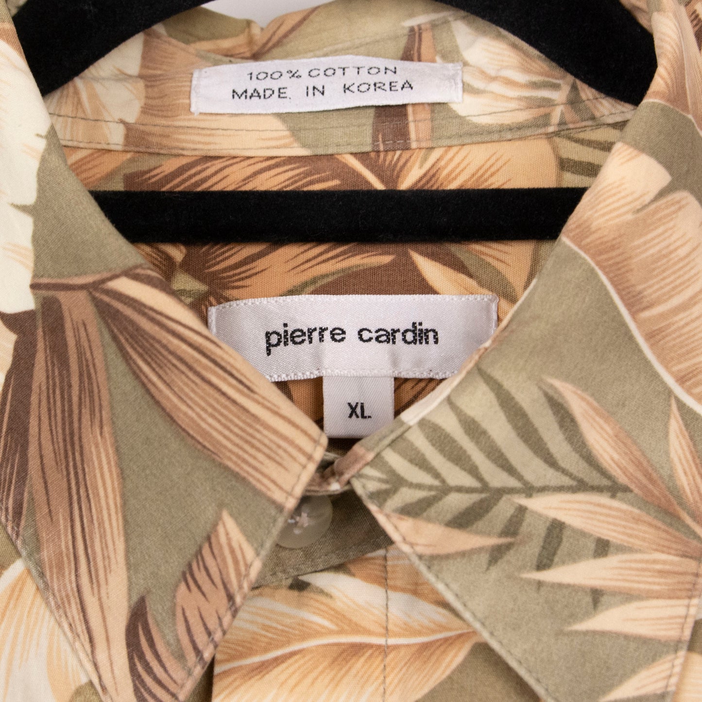Camisa hawaiana verde (XL) Pierre C
