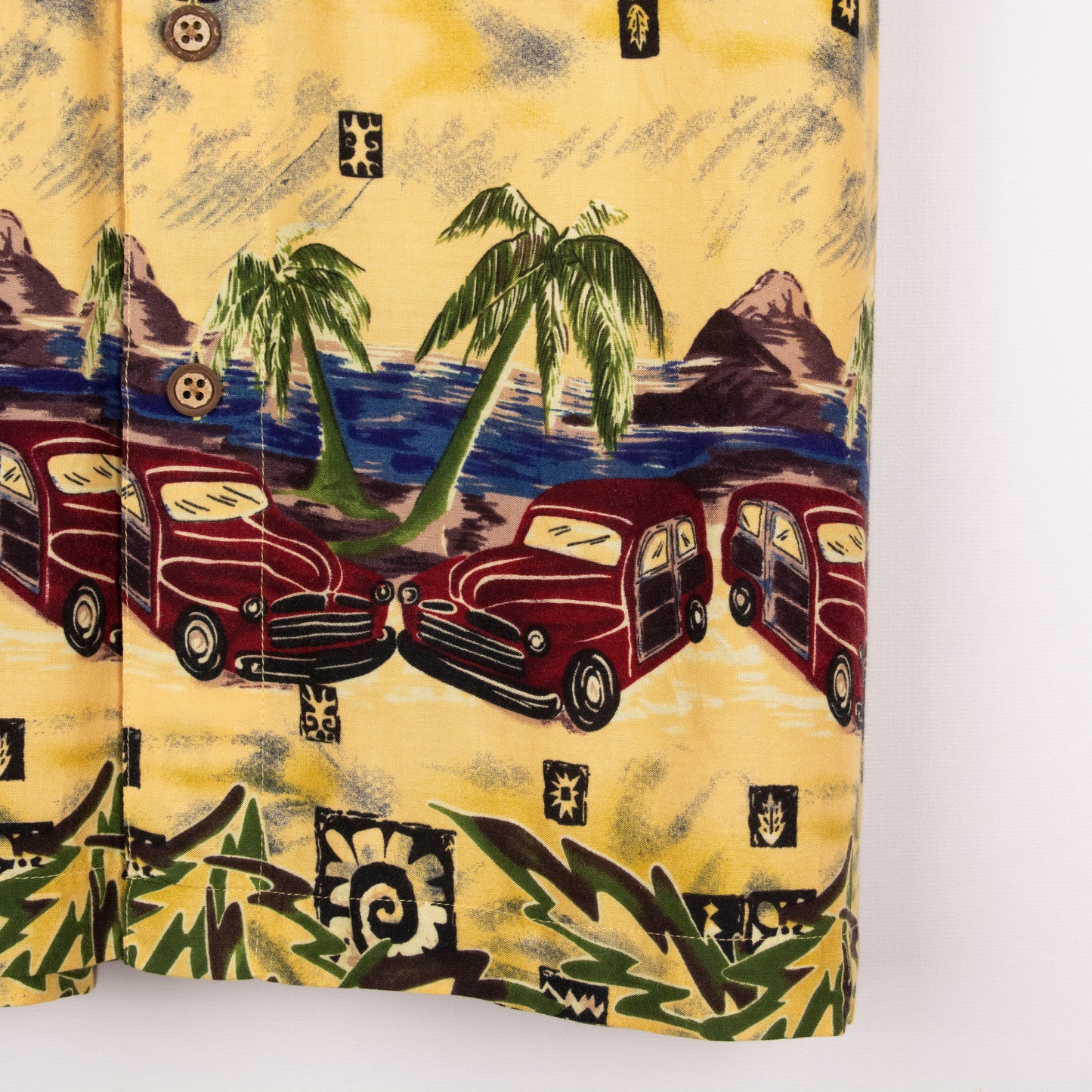 Camisa hawaiana amarilla (S) Chereskin